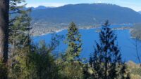 Burrard Inlet from atop Burnaby Mountain